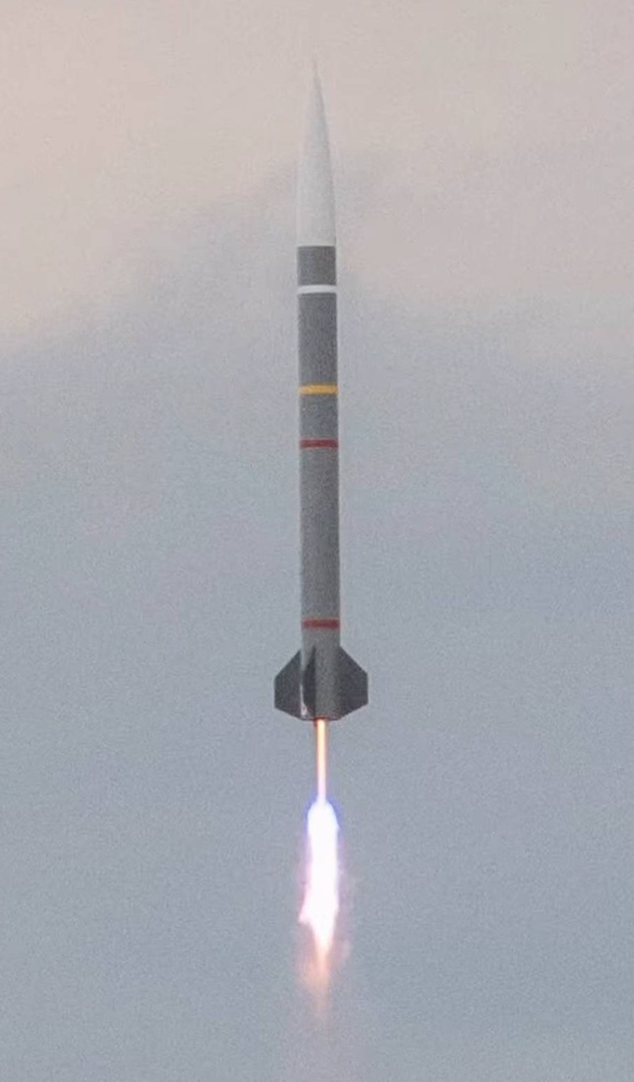 an image of a launching rocket